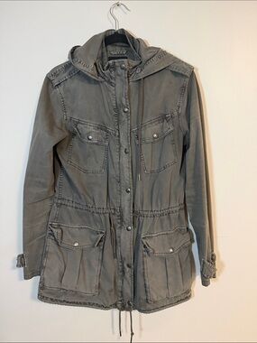 Talula Olive Utility Hooded Jacket